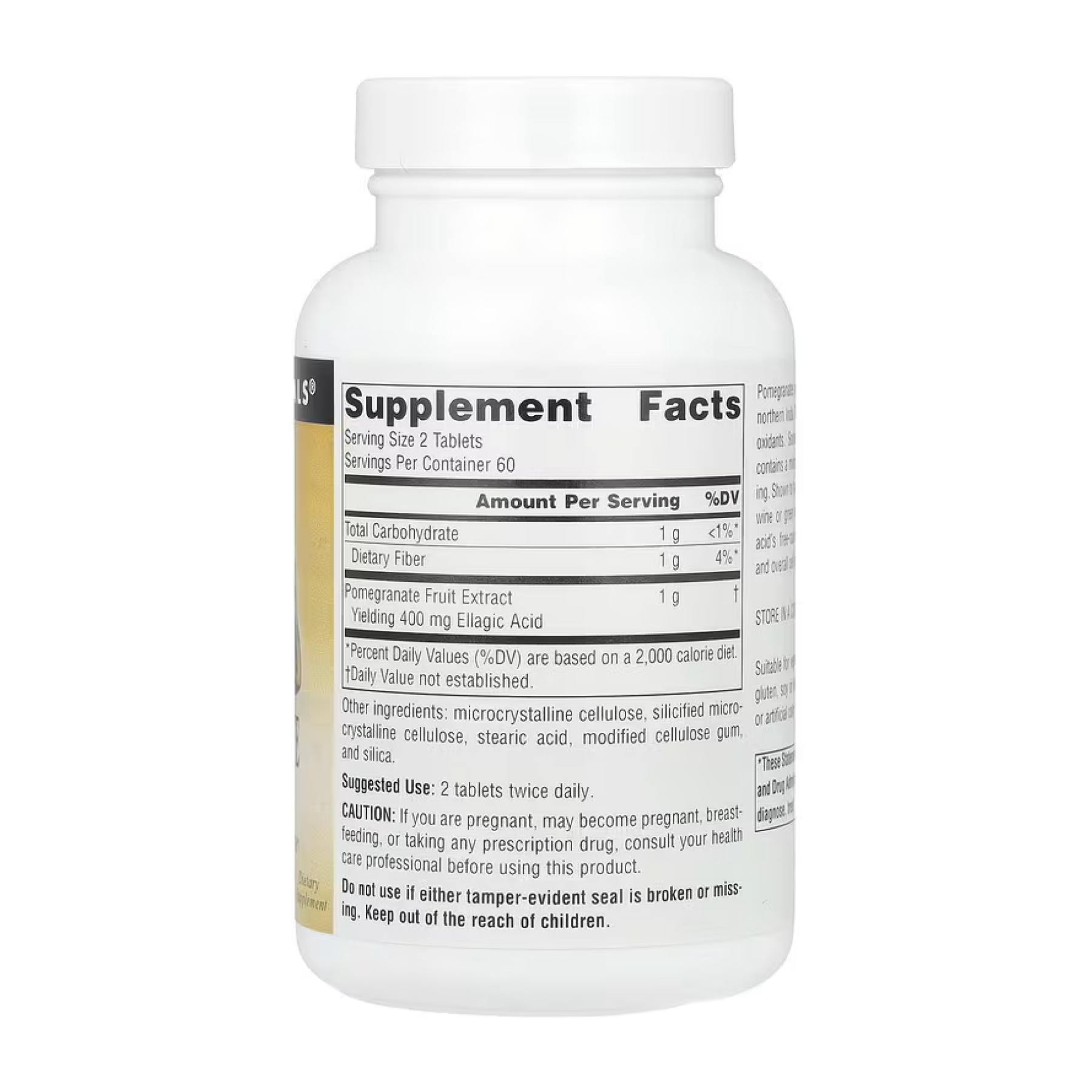 Pomegranate Extract 500mg - 120 tabs - Зображення 2
