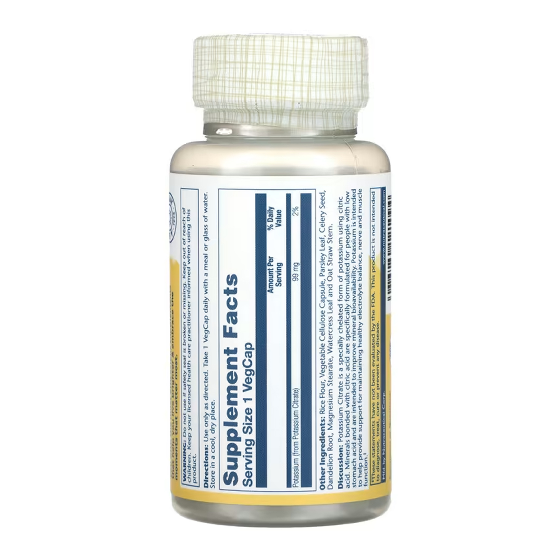 Potassium 99mg - 60 vcaps - Зображення 2