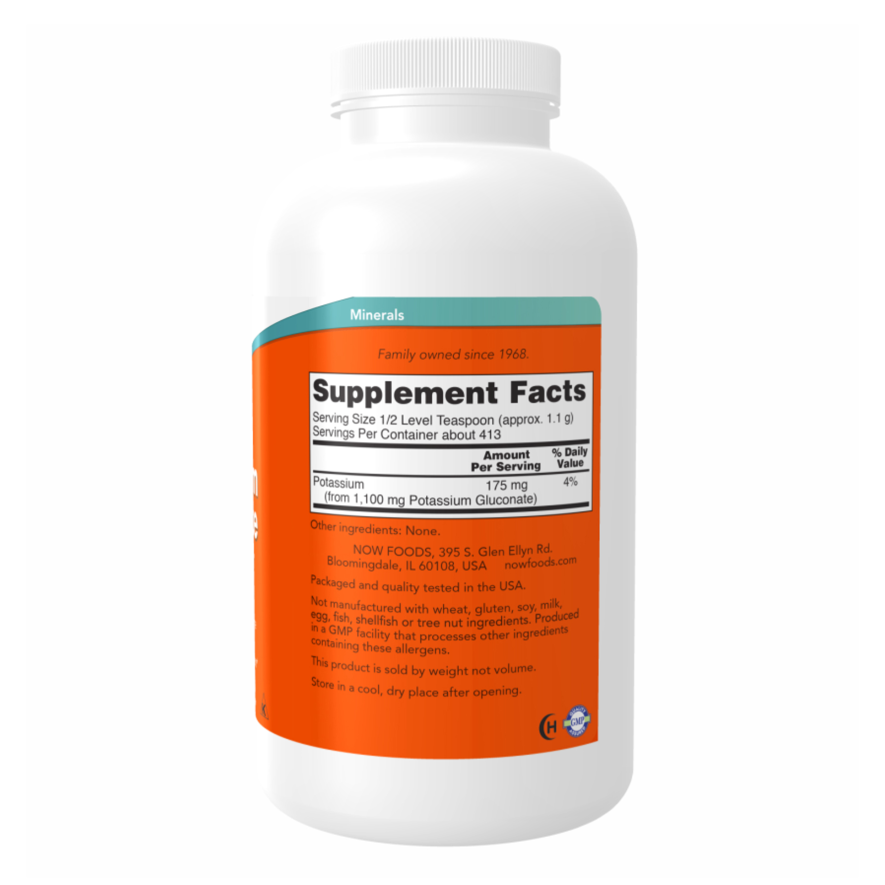 Potassium Gluconate Pure Powder - 454g - Зображення 2