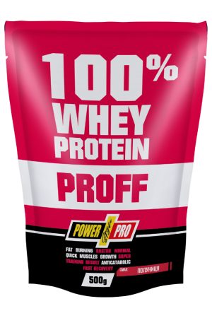 100% Whey Protein Proff - 500g Strawberry