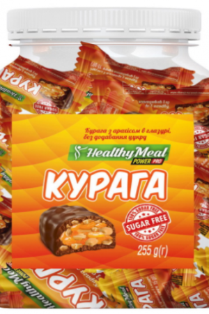 Helthy Meal - 255г Курага с арахисом в глазури