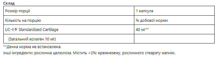 PP UC-|| 40mg Active Collagen Compound - 30caps (Пошкоджена банка) - Зображення 2