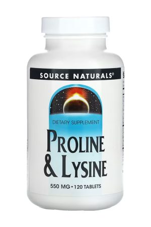 Proline & Lysine 550 mg - 120 tabs