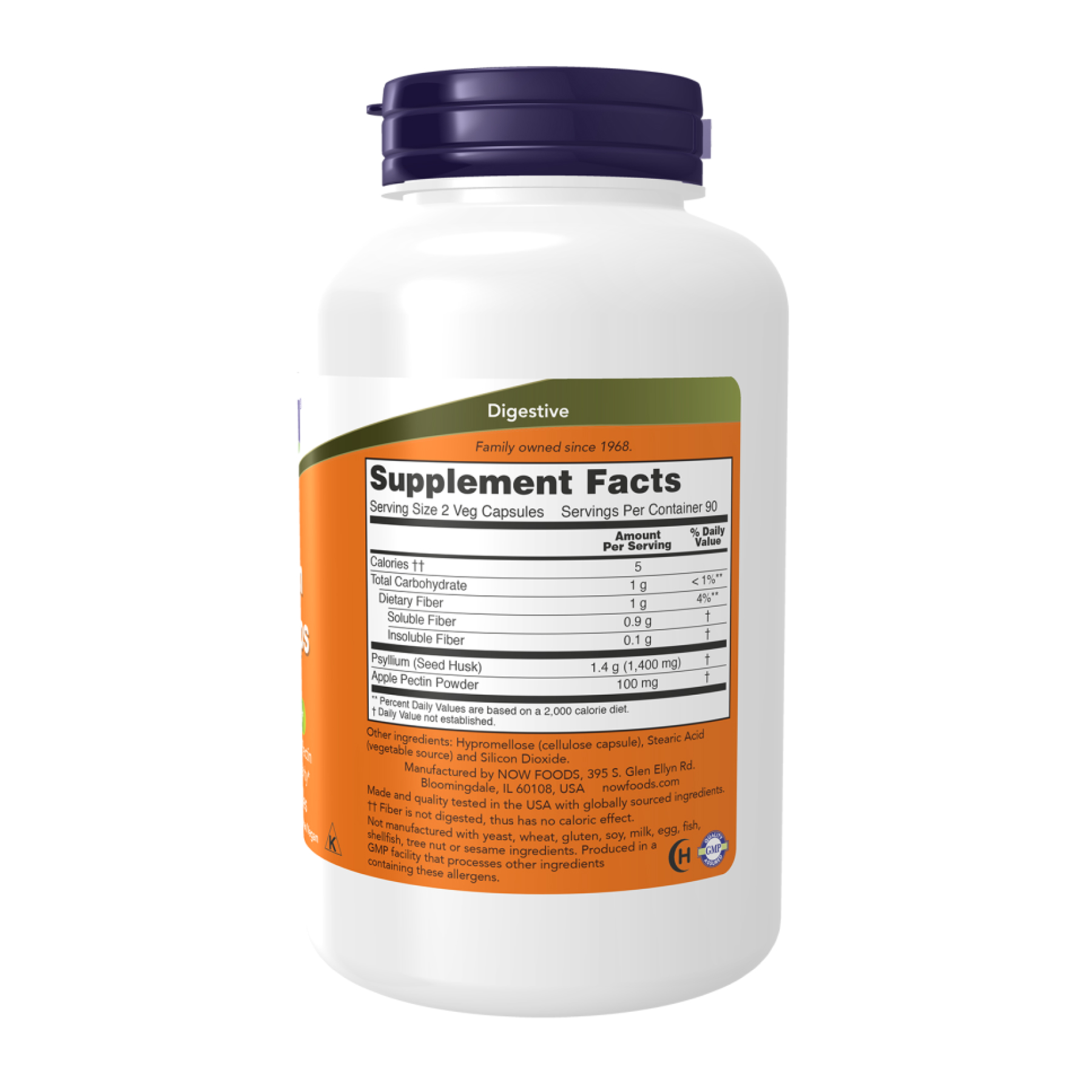 Psyllium Husk 700mg - 360 vcaps - Зображення 2