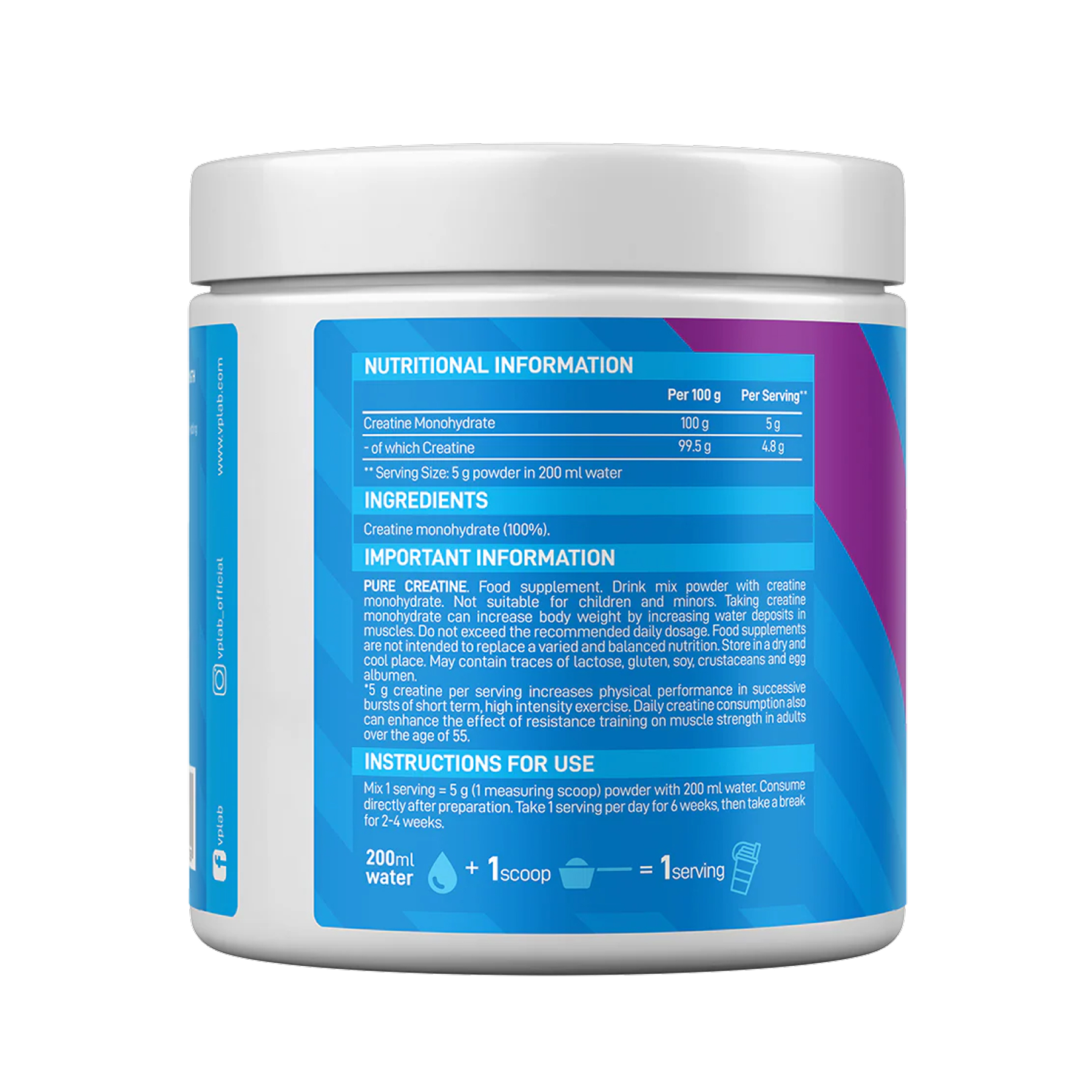 Pure Creatine - 300g - Зображення 2