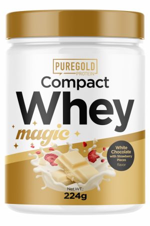 Compact Magic Whey Protein - 224g White Chocolate with Strawberry Pieces