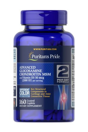 Triple Strength Glucosamine Chondroitin with Vitamin D3 - 160tabs