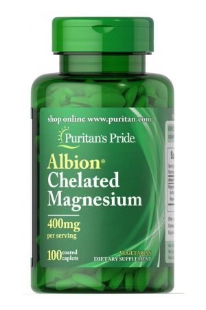 Albion Chelated Magnesium 400mg - 100caps
