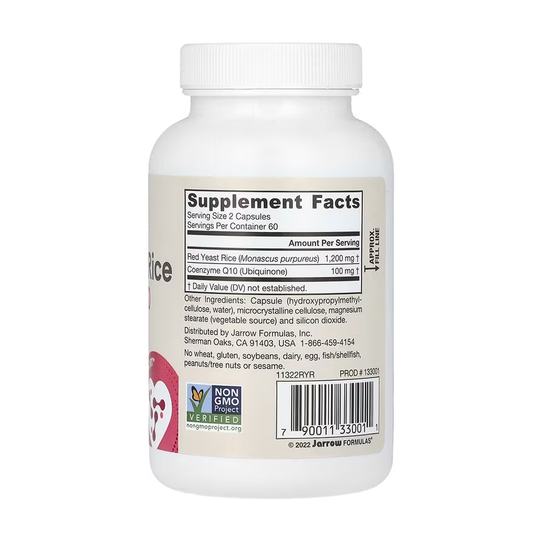 Red Yeast Rice + Co-Q10 600mg - 120 vcaps - Зображення 2