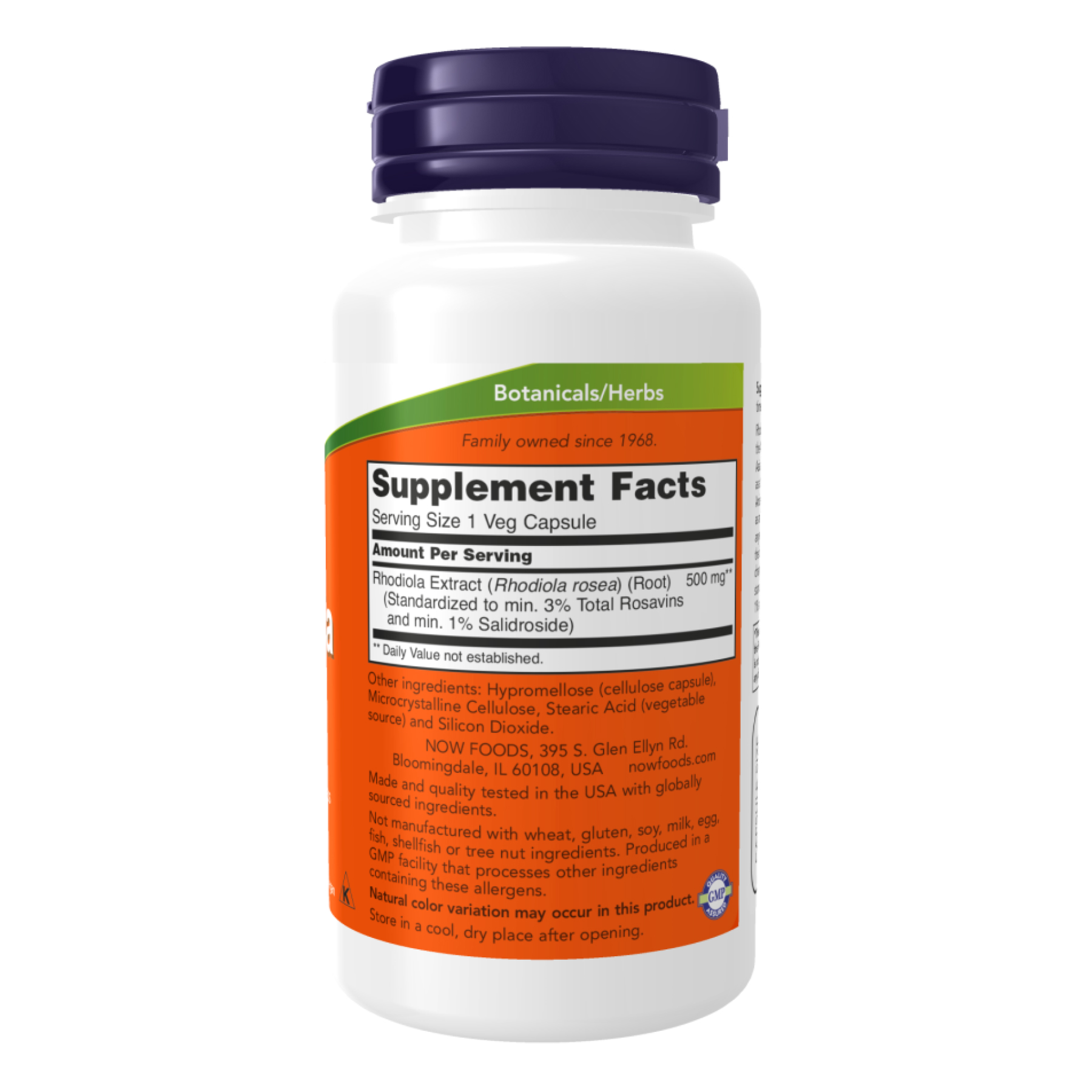 Rhodiola 500mg Extract 3% - 60 vcaps - Зображення 2