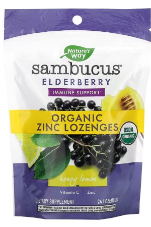 Sambucus Organic Honey Lemon Lozenge - 24ct