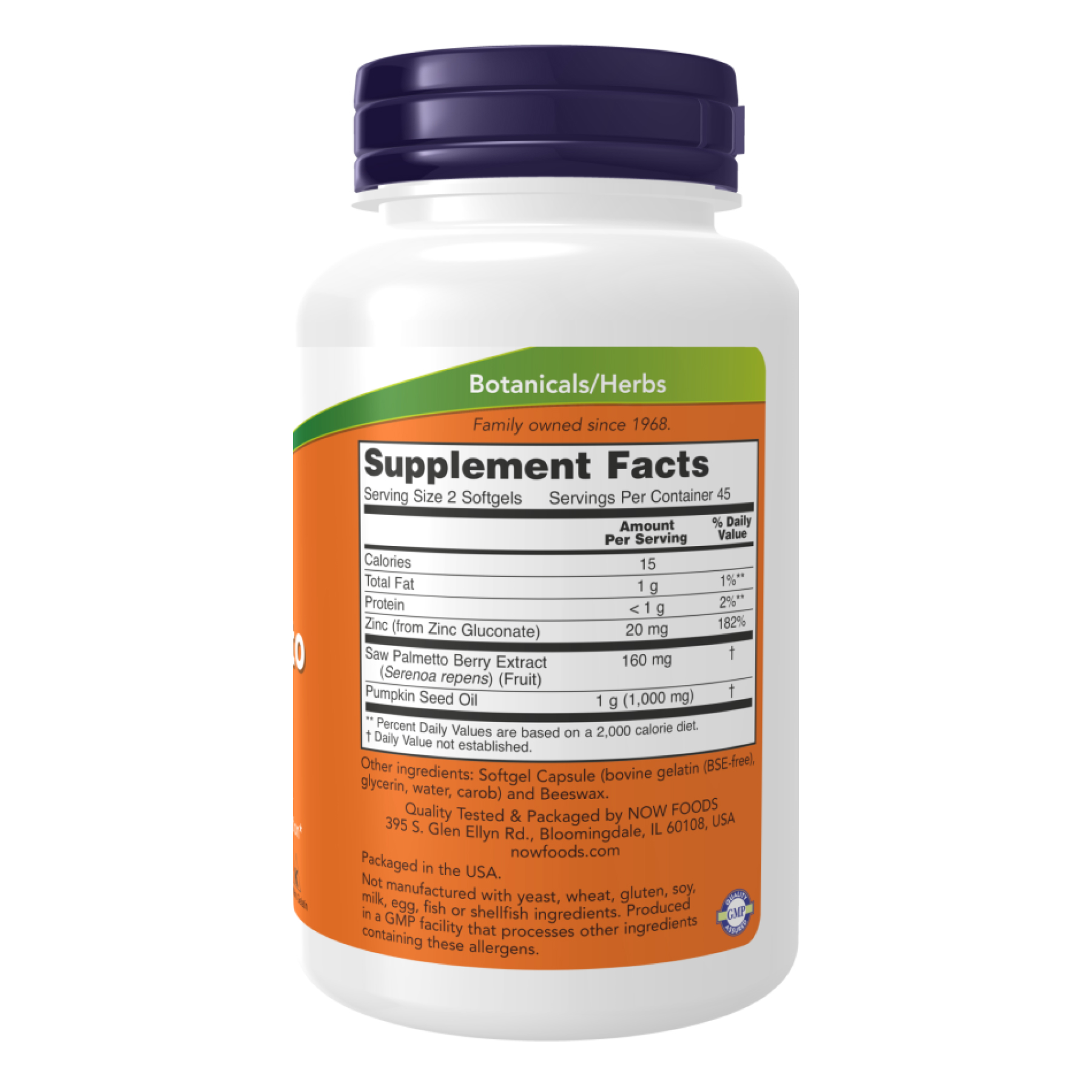 Saw Palmetto Extract 80mg - 90 sgels - Зображення 2