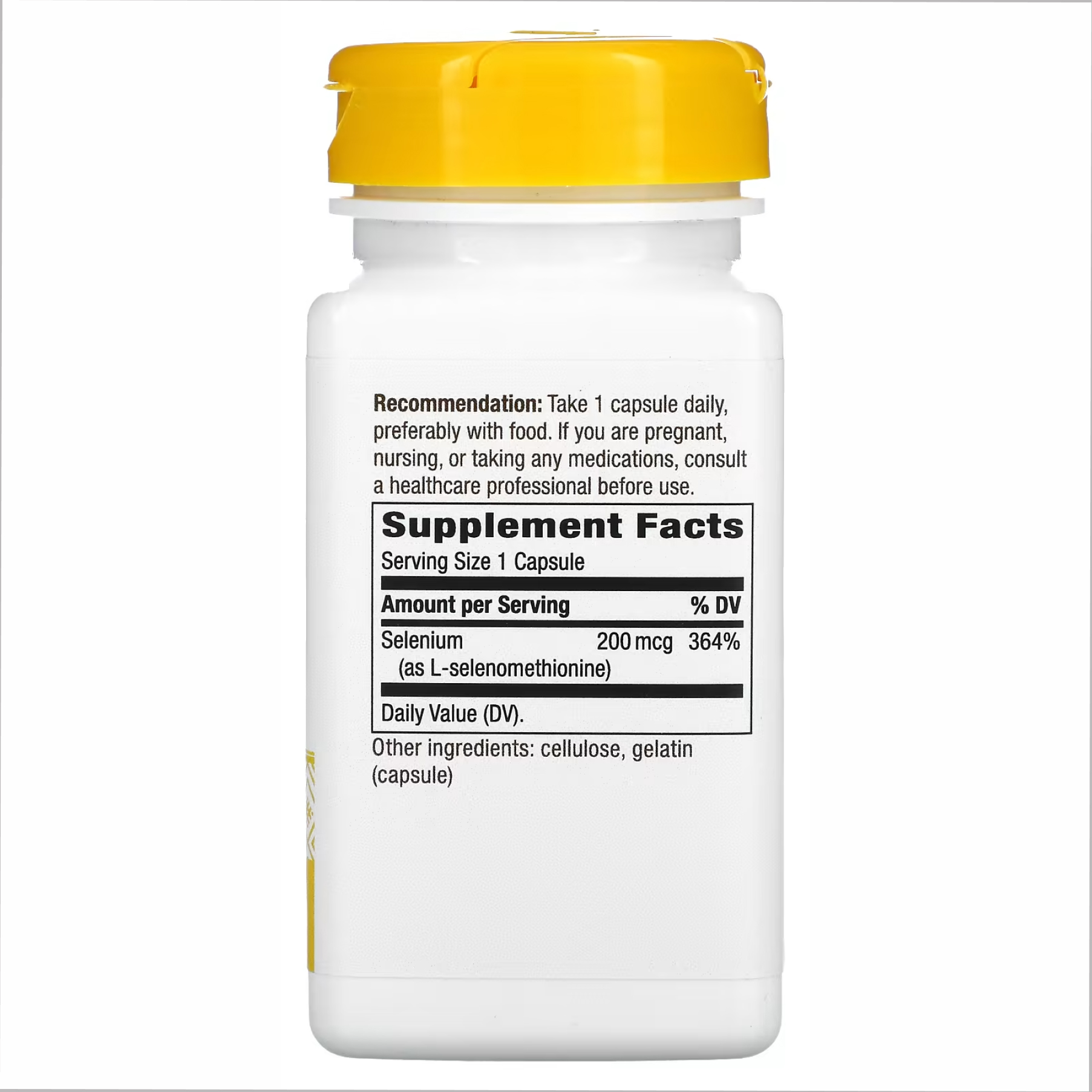 Selenium 200 mcg - 100 caps - Зображення 2