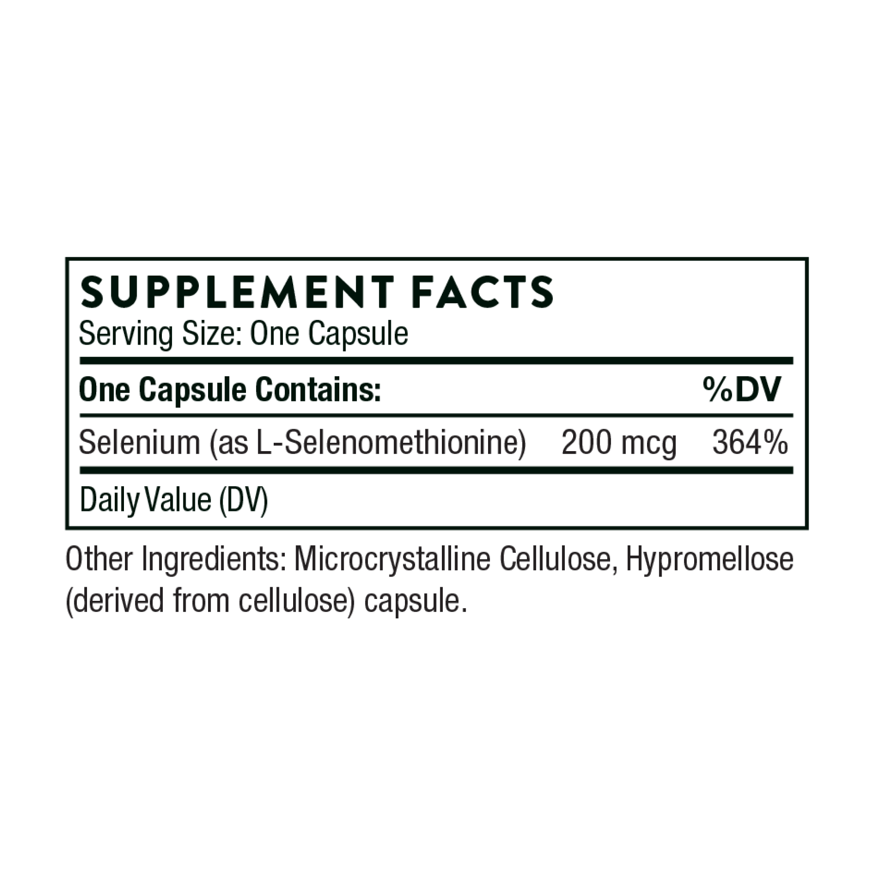 Selenium 200 mcg - 60 caps - Зображення 2