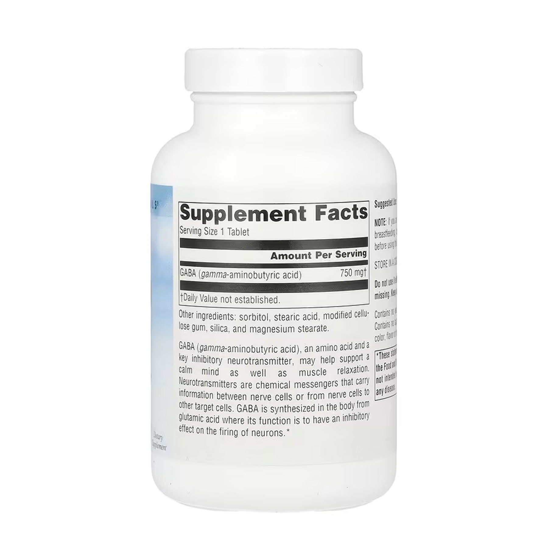 Serene Science® GABA 750 mg - 90 tabs - Зображення 2