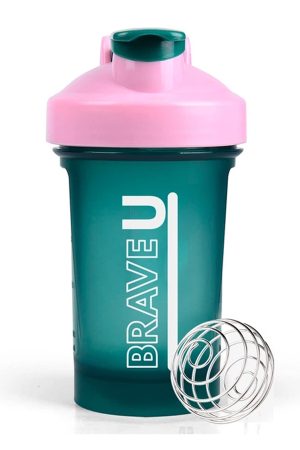 Shaker - 400ml Green Pink