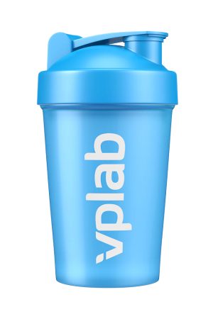 Shaker with blender ball - 500ml Cyan