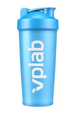 Shaker with blender ball - 700ml Cyan
