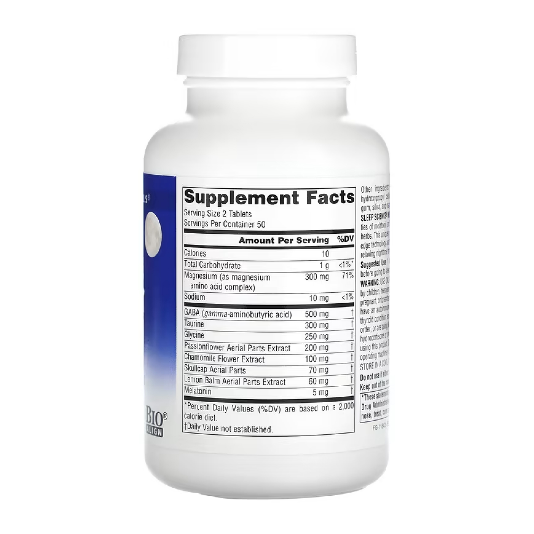 Sleep Science® NightRest™ with Melatonin - 100 tabs - Зображення 2