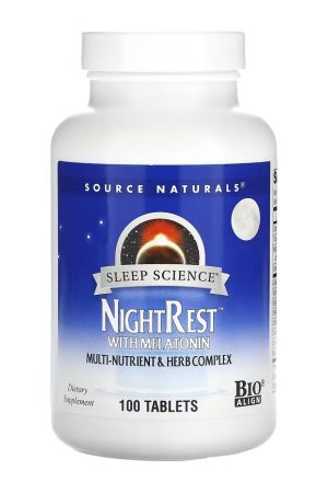 Sleep Science® NightRest™ with Melatonin - 100 tabs