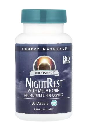 Sleep Science® NightRest™ with Melatonin - 50 tabs