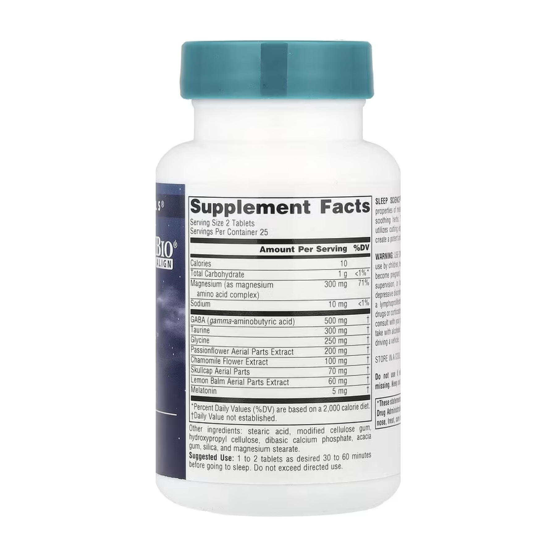 Sleep Science® NightRest™ with Melatonin - 50 tabs - Зображення 2
