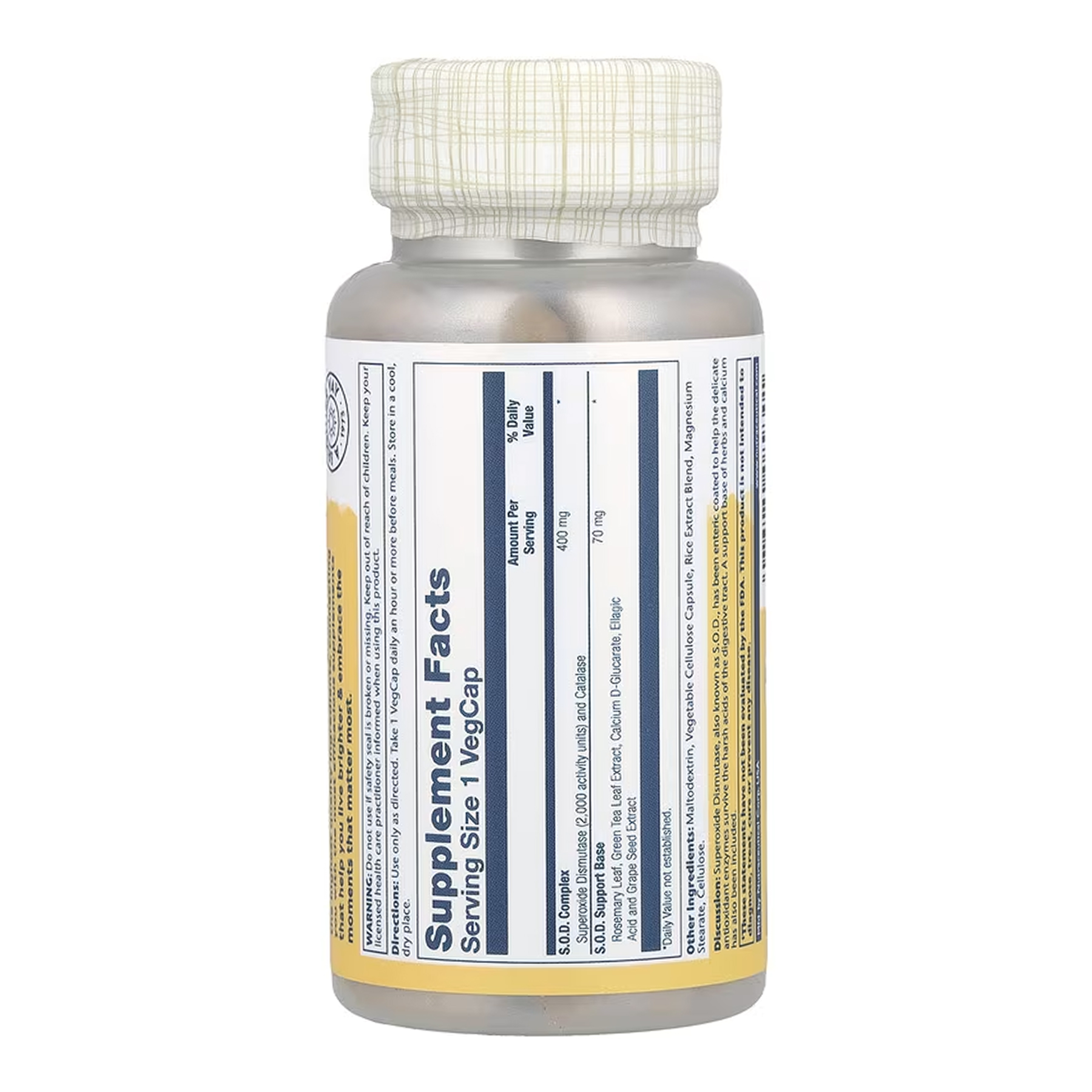 SOD 2000 Plus 400mg - 100 vcaps - Зображення 2