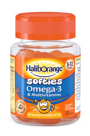 Softies Omega-3 & Multivitamin - 30 softgels Orange