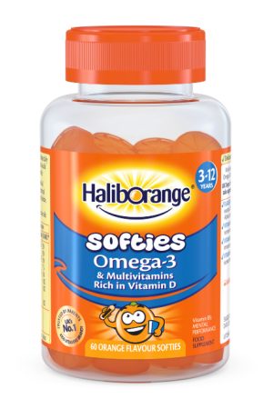 Softies Omega-3 & Multivitamin - 60 softgels Orange
