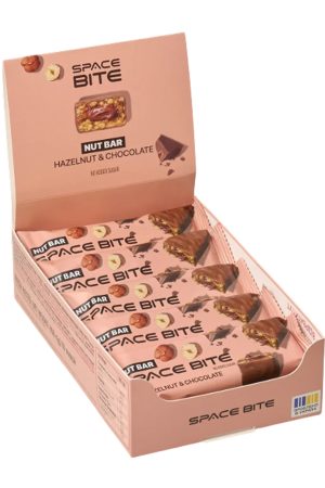 Space Bite Nut Bar - 10x40g Hazelnut & Chocolate