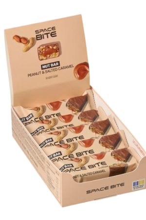 Space Bite Nut Bar - 10x40g Peanut & Salted Caramel