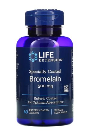 Specially-Coated Bromelain	500 mg - 60 tabs