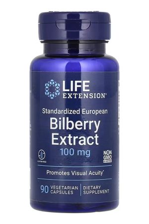 Standardized European Bilberry Extract 100 mg - 90 vcaps