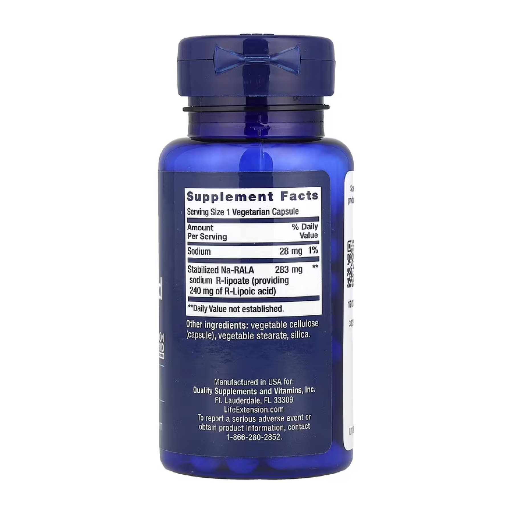 Super R-Lipoic Acid 240 mg - 60 vcaps - Зображення 2