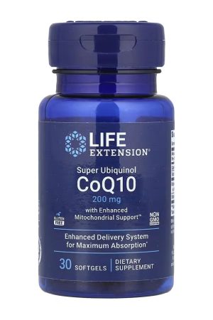 Super Ubiquinol CoQ10 with Enhanced Mitochondrial Support™ 200 mg - 30 softgels