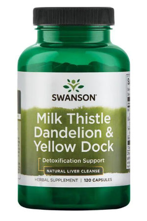 Milk Thistle Dandelion-Yellow Dock - 120 cap