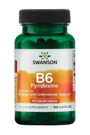 B6 Pyridoxine 100mg - 100caps