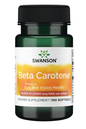 Beta-Carotene 10,000 IU (3000 mcg RAE) - 100 Sgels