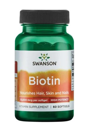 Biotin High Potency 10,000 mcg - 60sgels