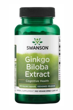 Ginkgo Biloba Extract 120 mg - 100 veg caps