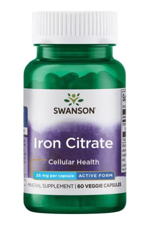 Iron Citrate 25mg - 60veg caps