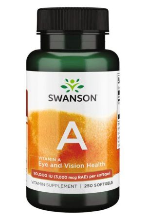 Vitamin A 10,000 IU - 250 Softgels