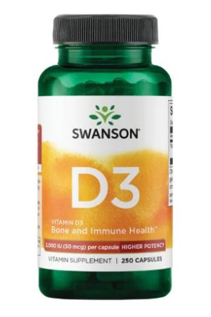 Vitamin D3 2000IU 50mcg - 250caps
