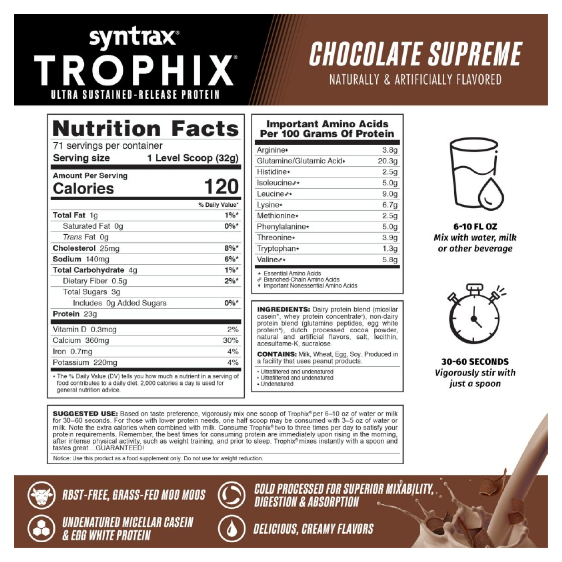 Trophix - 2270g Chocolate Supreme - Зображення 2