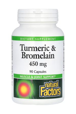 Turmeric & Bromelain 450mg - 90 caps