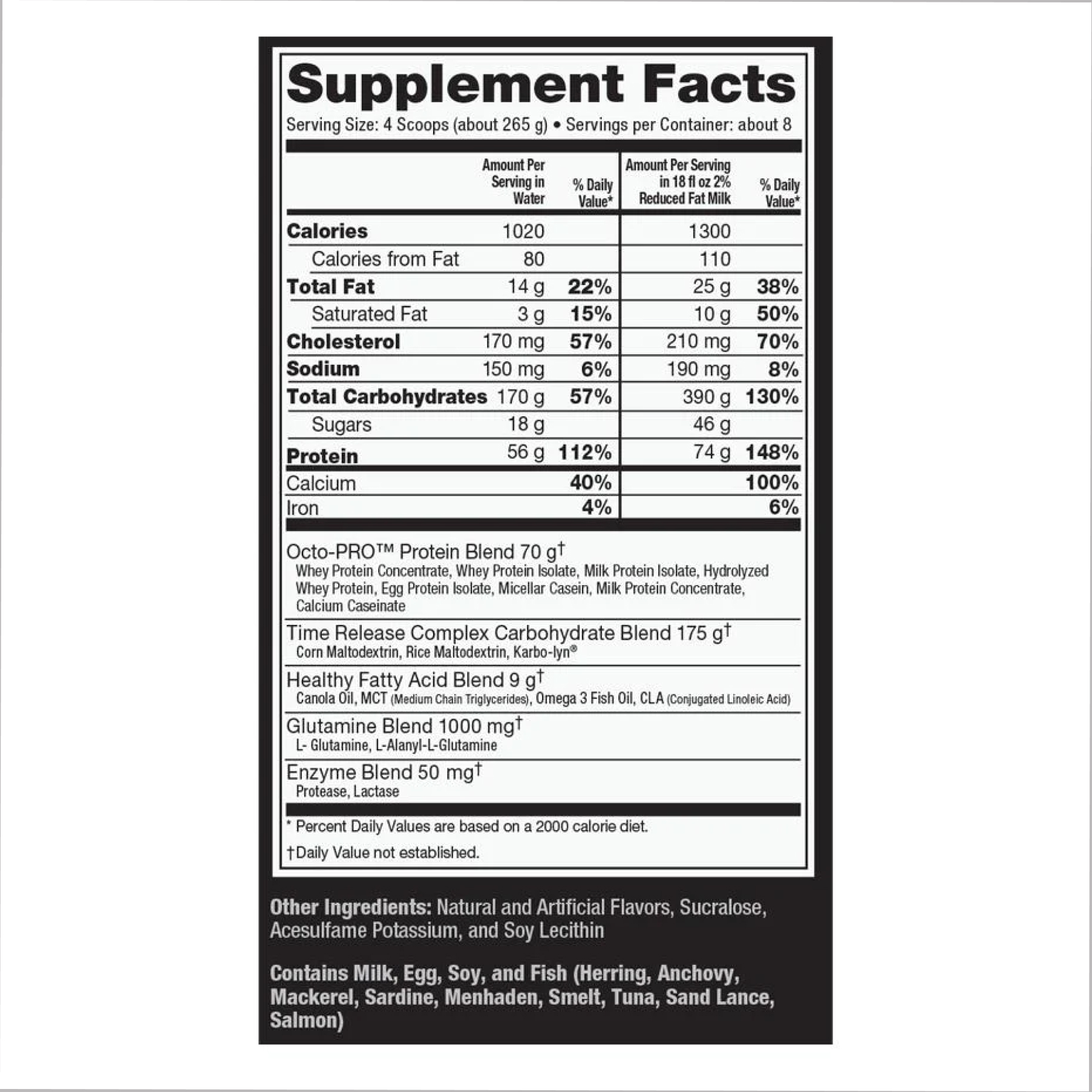 Muscle Juice Revolution 2600 - 5040g Vanilla Creme - Зображення 2