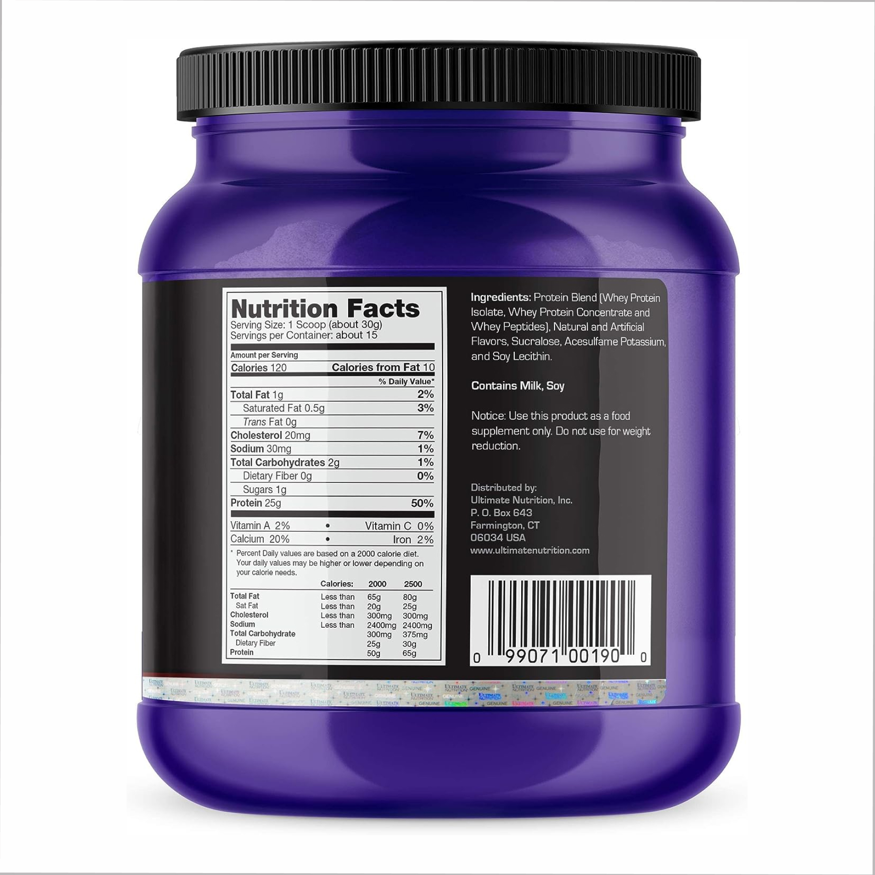 Prostar Whey 1lb - 454g Vanilla - Зображення 2
