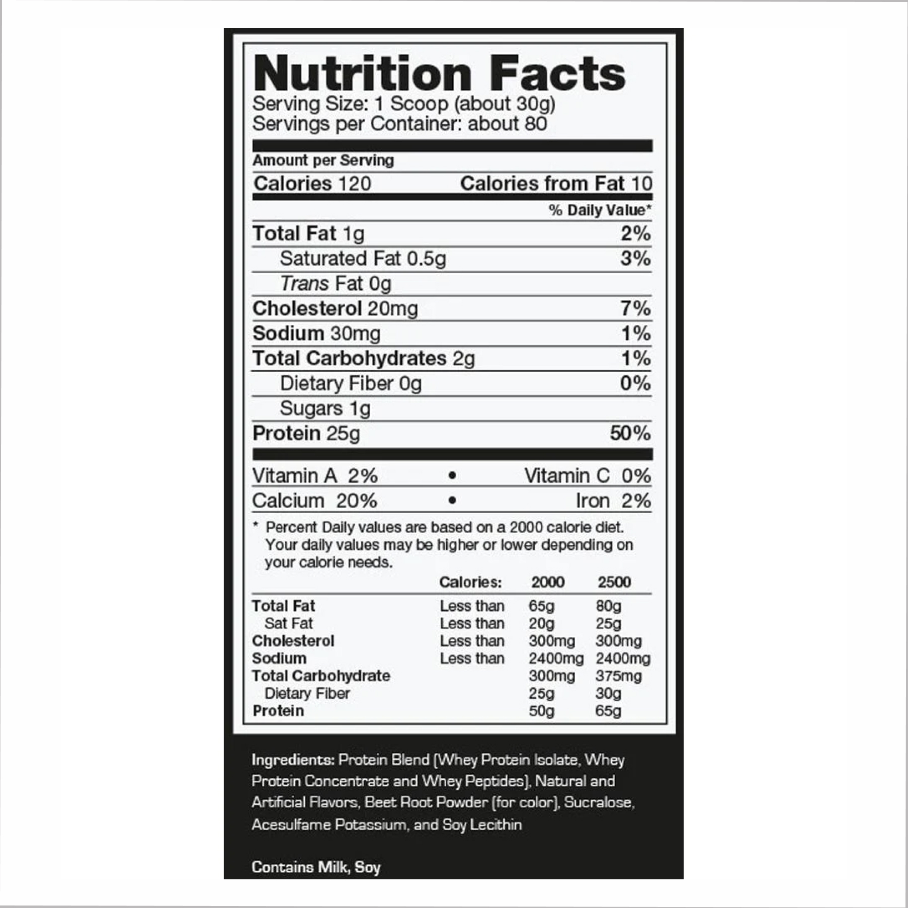 Prostar Whey 5.28lb - 2390g Cookies Cream - Зображення 2