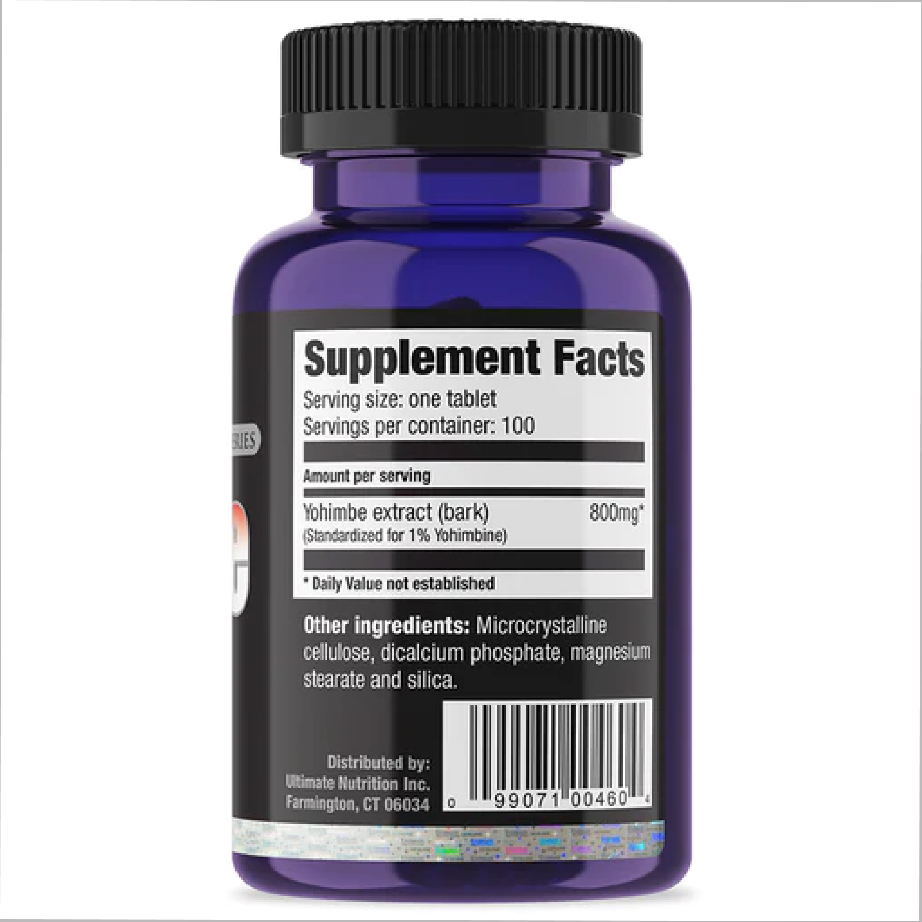 Yohimbe Bark Extract 800mg - 100tabs - Зображення 2