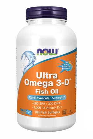 Ultra Omega 3-D™ Fish Oil - 180 Fish Softgels (Пошкоджена банка)